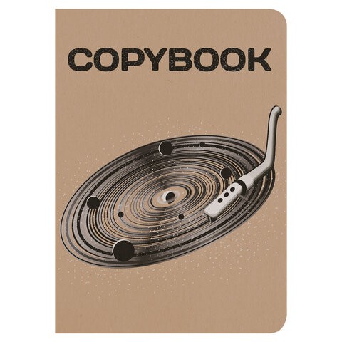 Тетрадь В5 Brauberg Крафт Винил 60 листов, клетка 403808 цена за 4 шт , 